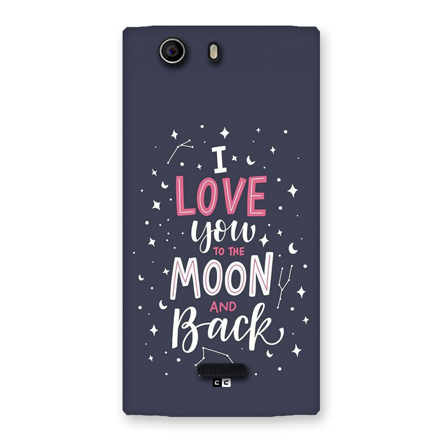 Love To The Moon Back Case for Canvas Nitro 2 E311