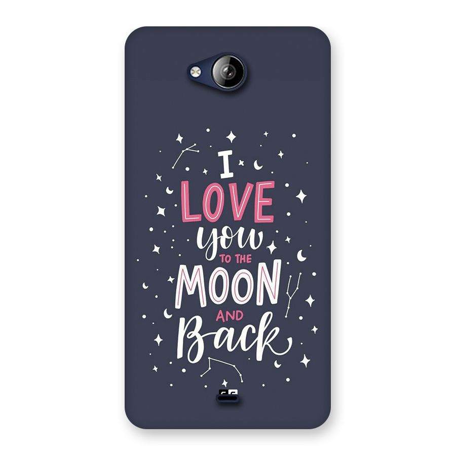Love To The Moon Back Case for Canvas Play Q355
