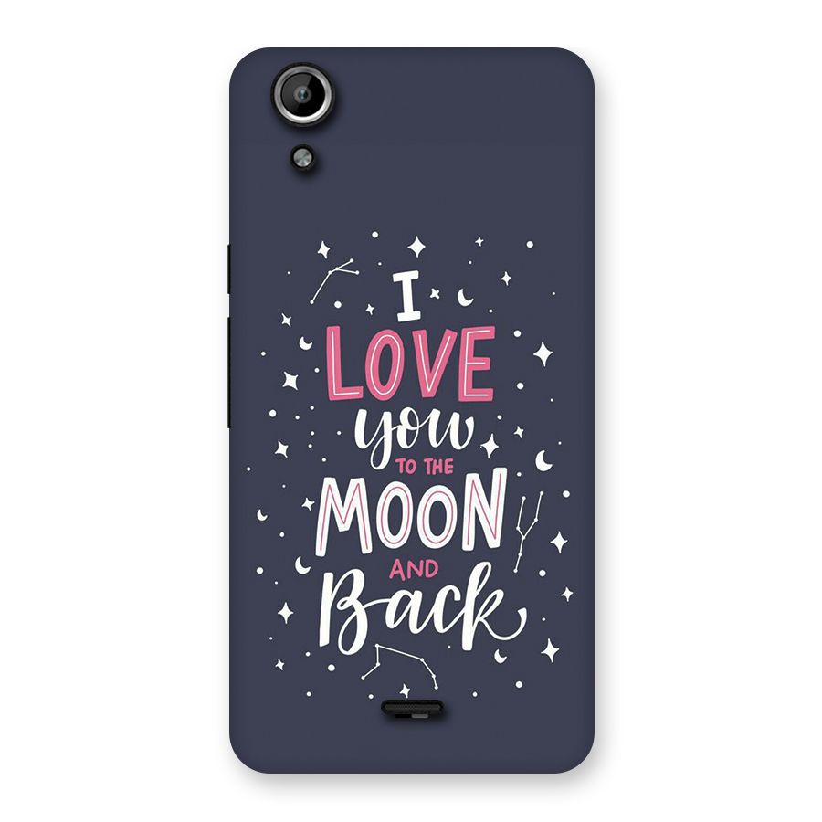 Love To The Moon Back Case for Canvas Selfie Lens Q345