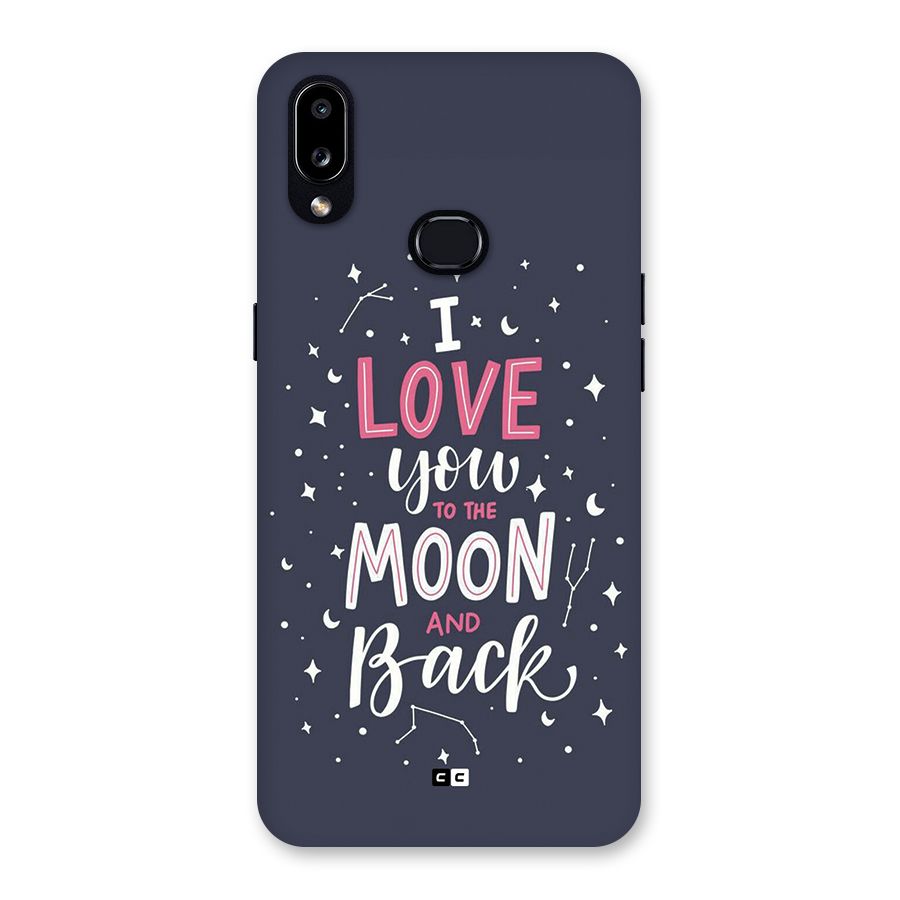 Love To The Moon Back Case for Galaxy A10s