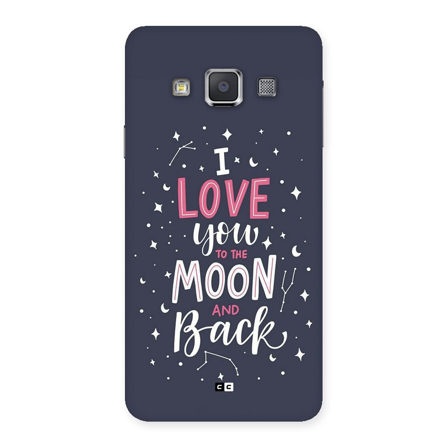 Love To The Moon Back Case for Galaxy A3