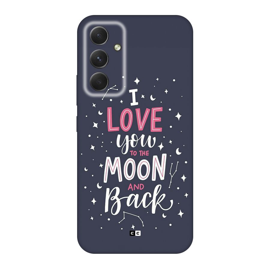 Love To The Moon Back Case for Galaxy A54