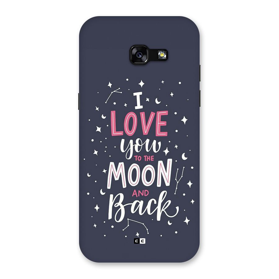 Love To The Moon Back Case for Galaxy A5 2017