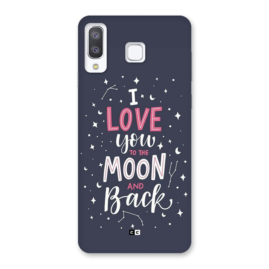Love To The Moon Back Case for Galaxy A8 Star