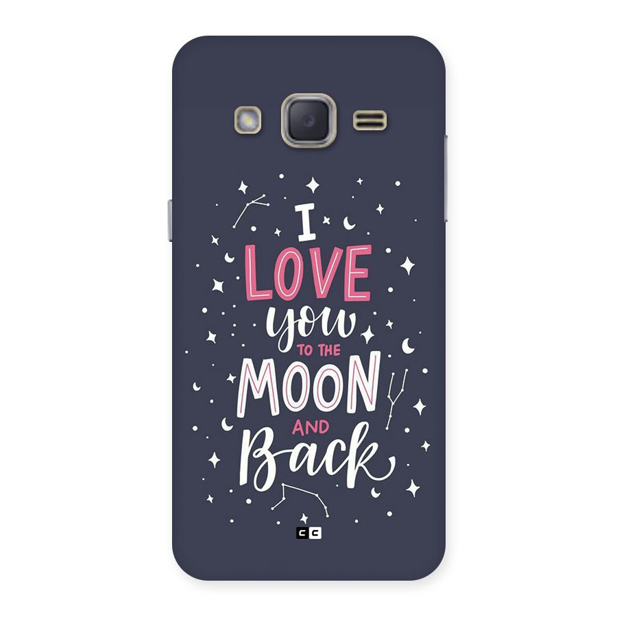 Love To The Moon Back Case for Galaxy J2