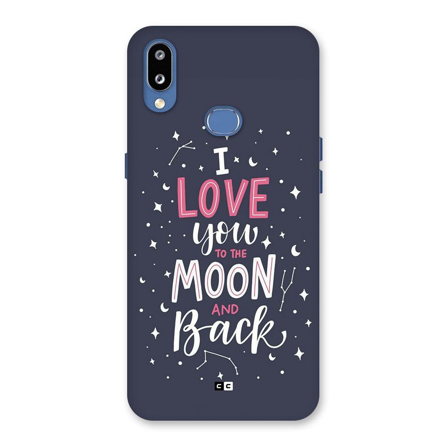 Love To The Moon Back Case for Galaxy M01s
