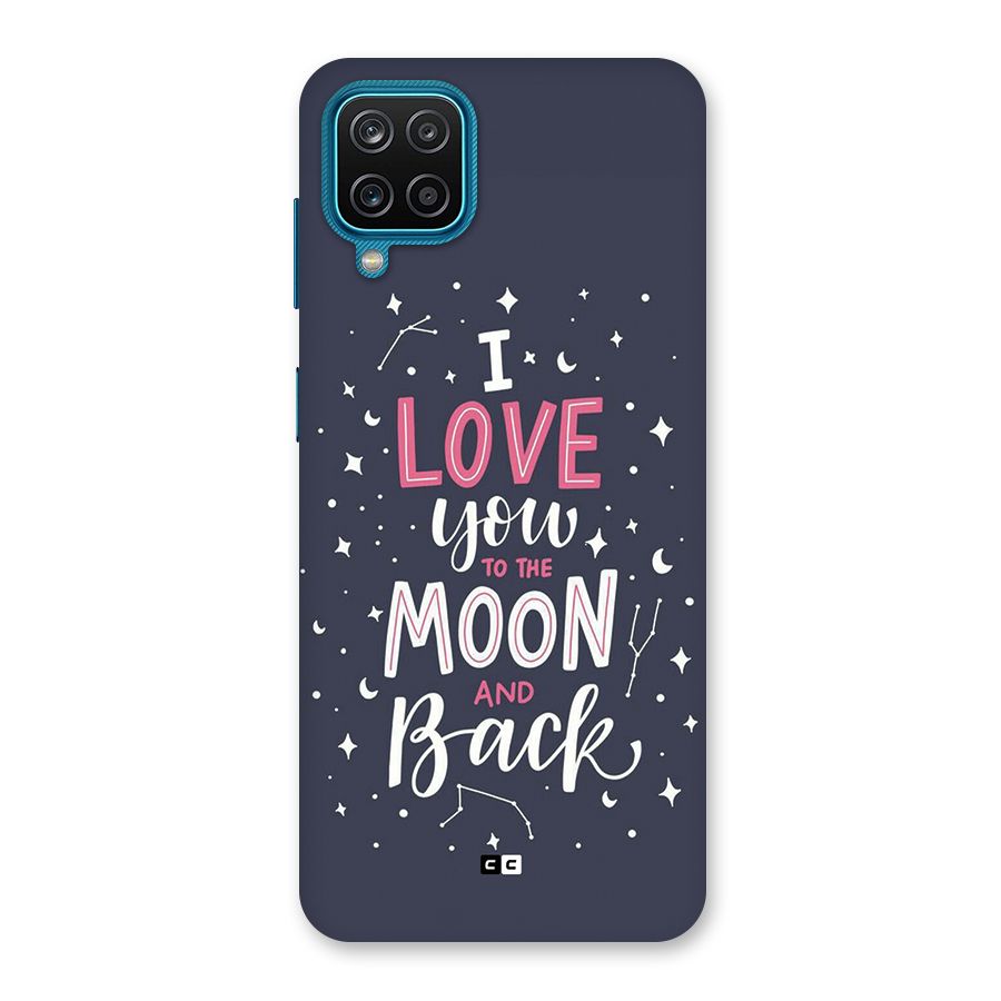 Love To The Moon Back Case for Galaxy M12