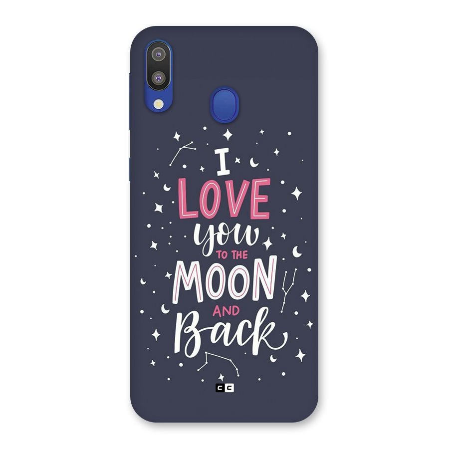 Love To The Moon Back Case for Galaxy M20