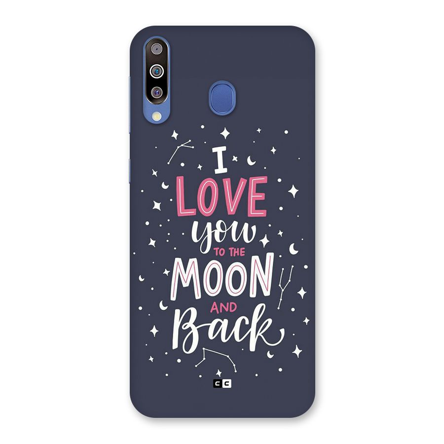 Love To The Moon Back Case for Galaxy M30