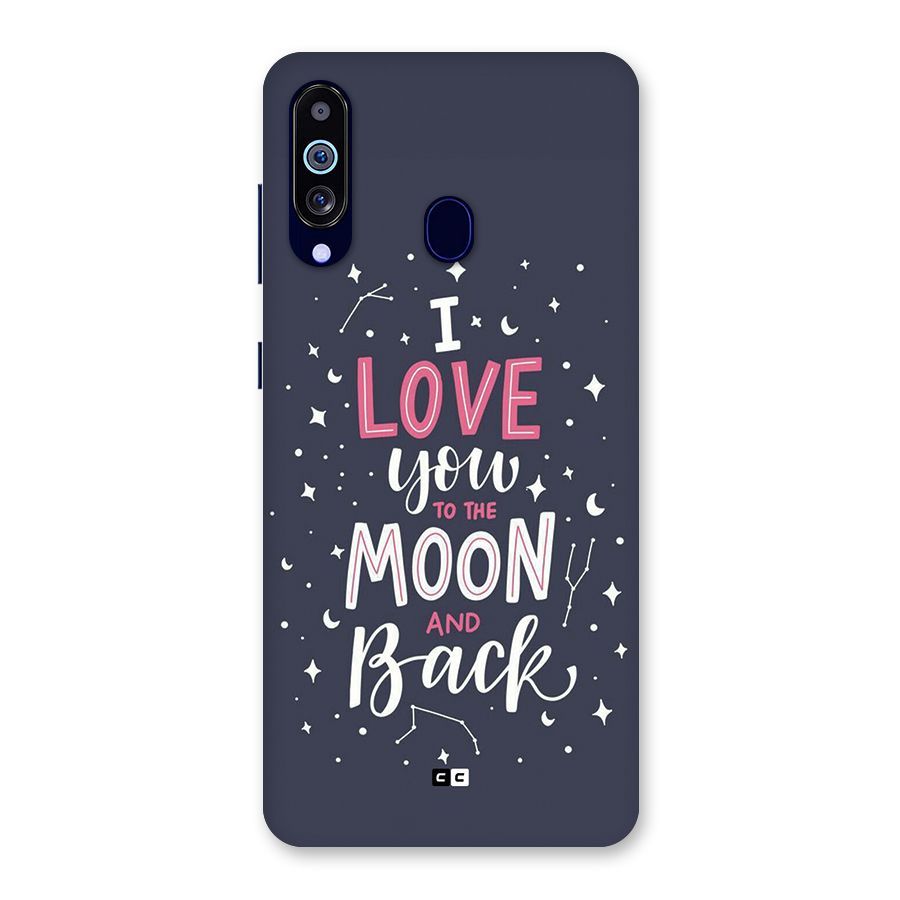 Love To The Moon Back Case for Galaxy M40