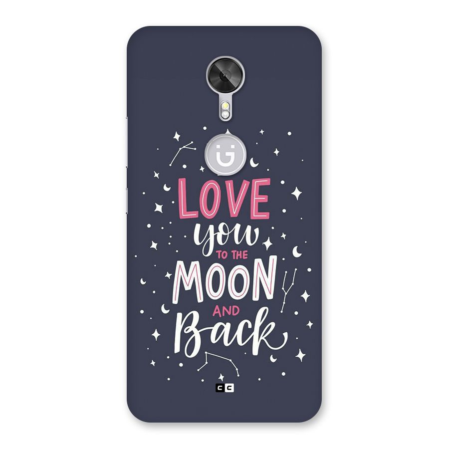 Love To The Moon Back Case for Gionee A1