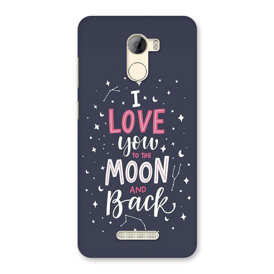 Love To The Moon Back Case for Gionee A1 LIte