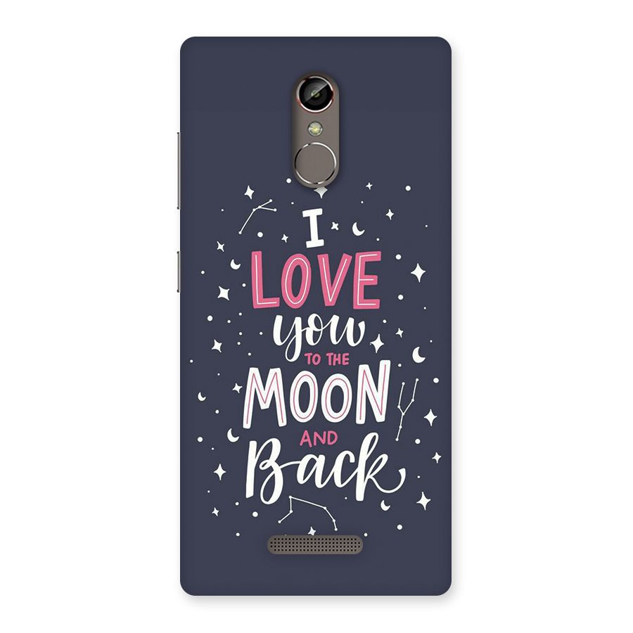 Love To The Moon Back Case for Gionee S6s