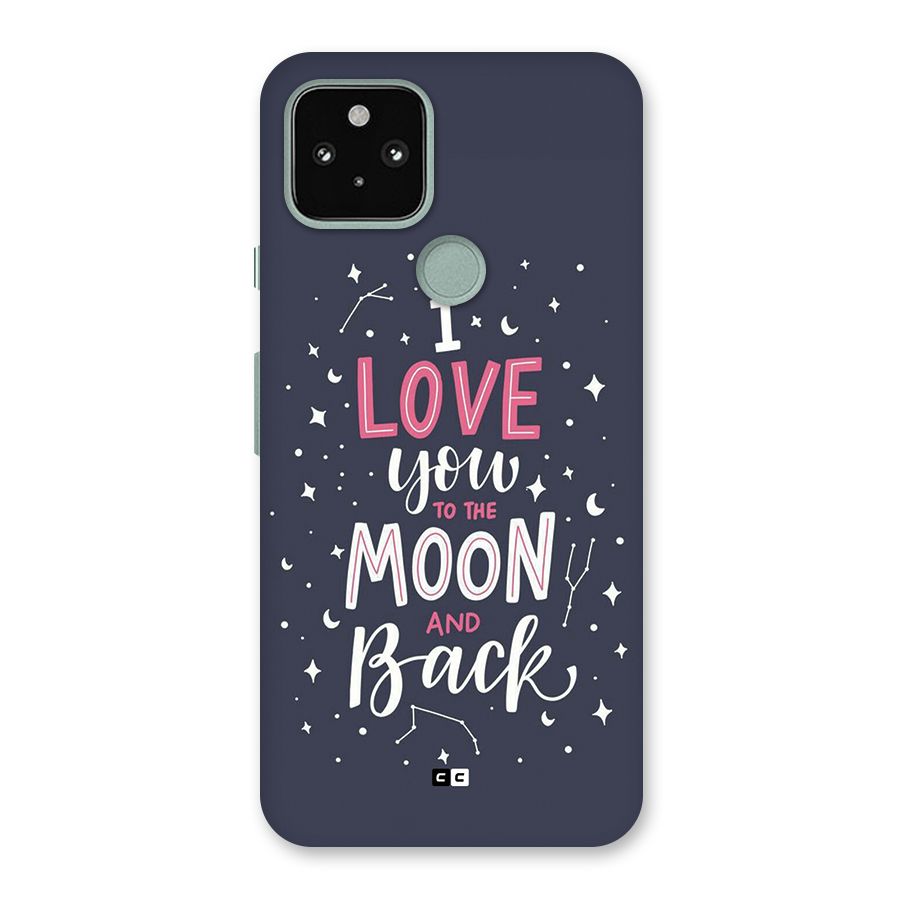 Love To The Moon Back Case for Google Pixel 5