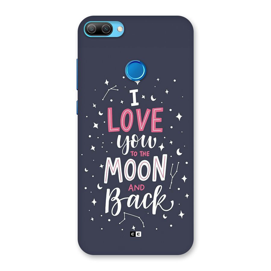 Love To The Moon Back Case for Honor 9N