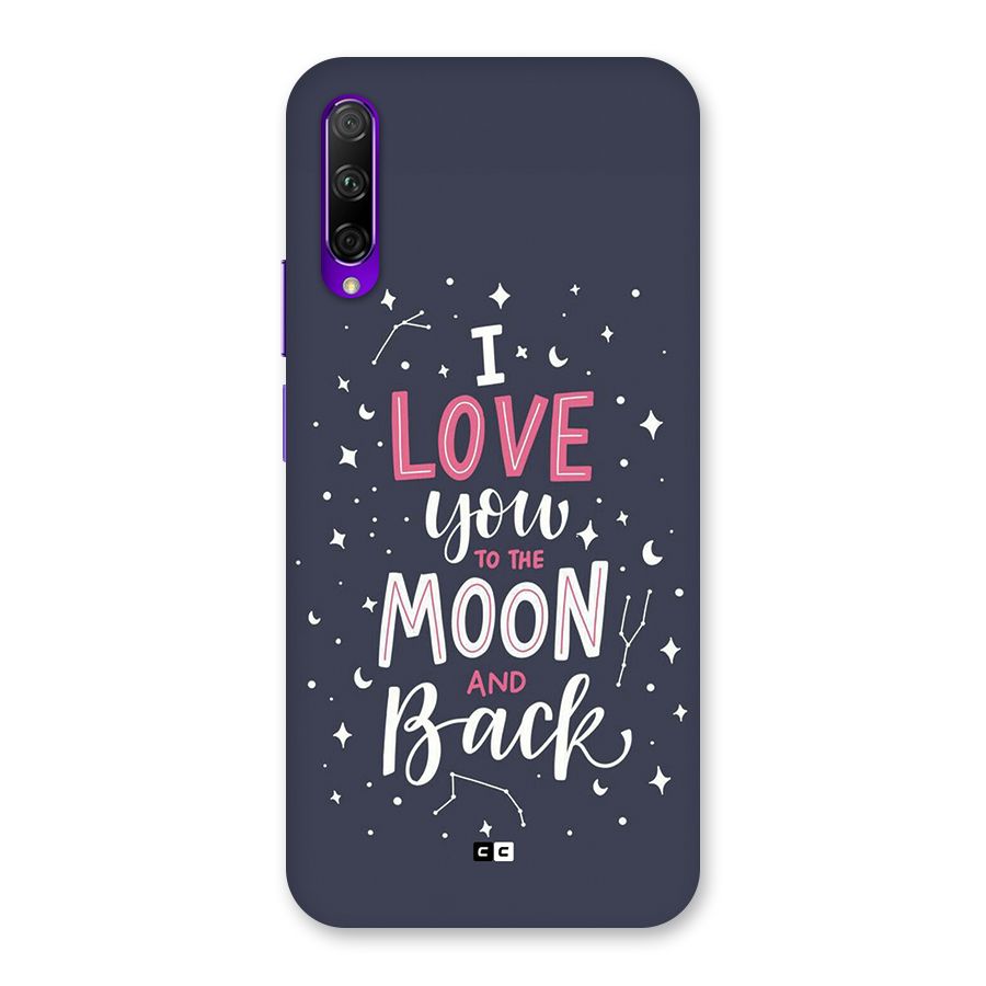 Love To The Moon Back Case for Honor 9X Pro