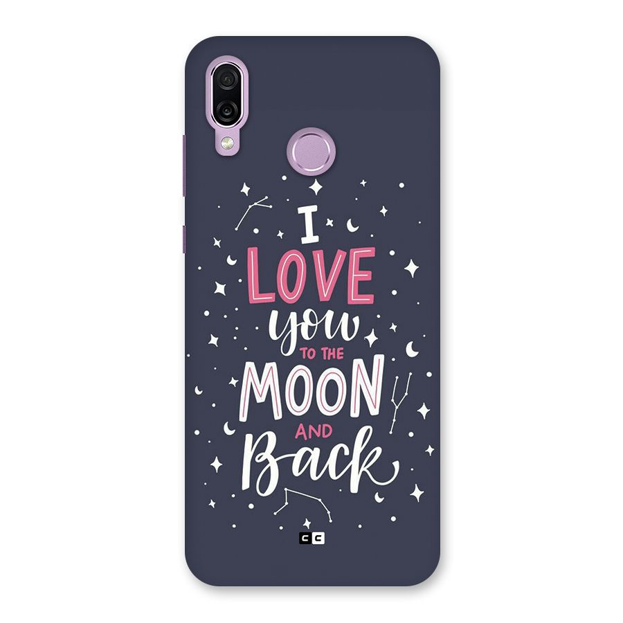 Love To The Moon Back Case for Honor Play