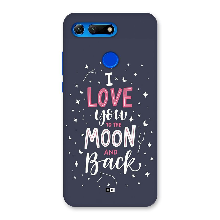 Love To The Moon Back Case for Honor View 20
