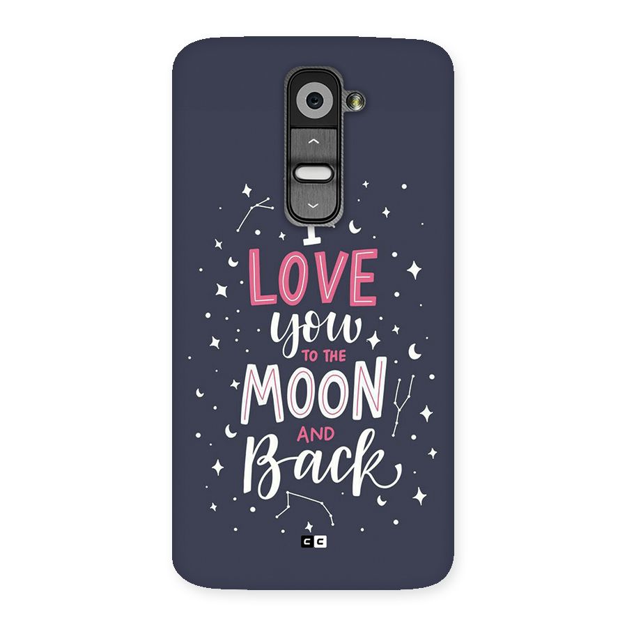 Love To The Moon Back Case for LG G2