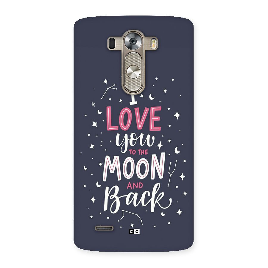 Love To The Moon Back Case for LG G3