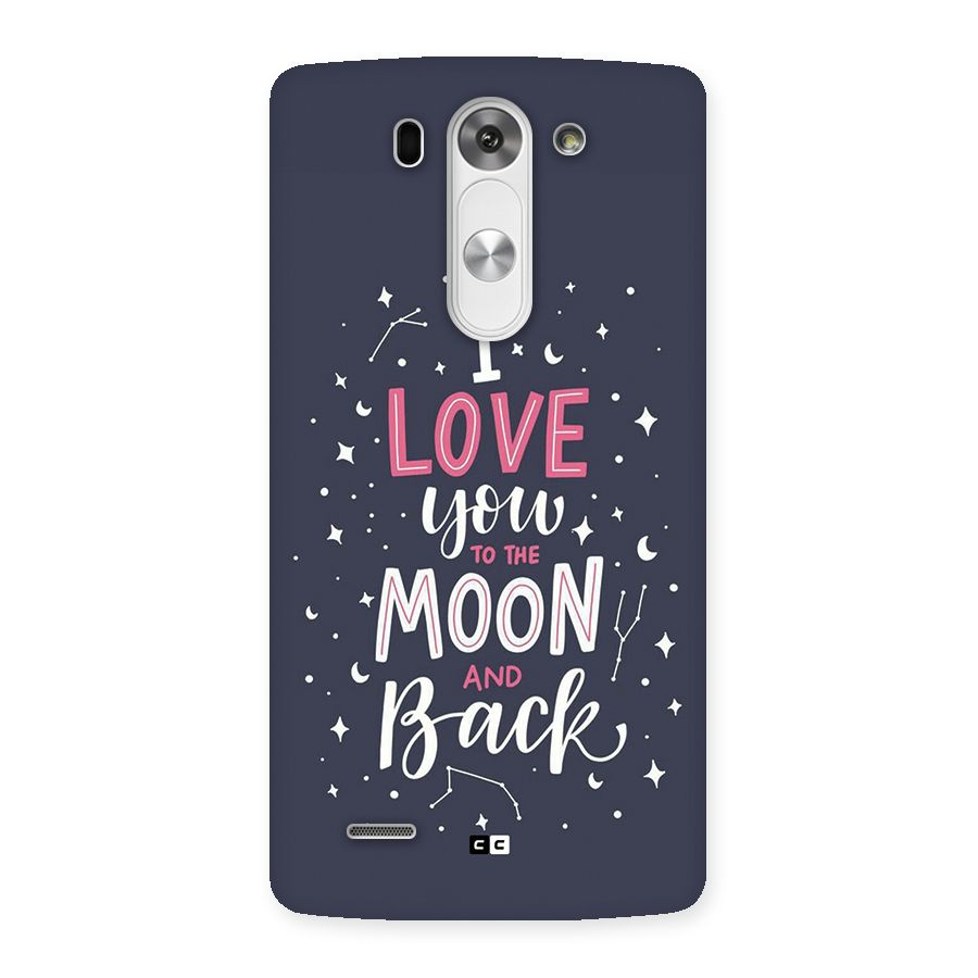 Love To The Moon Back Case for LG G3 Mini