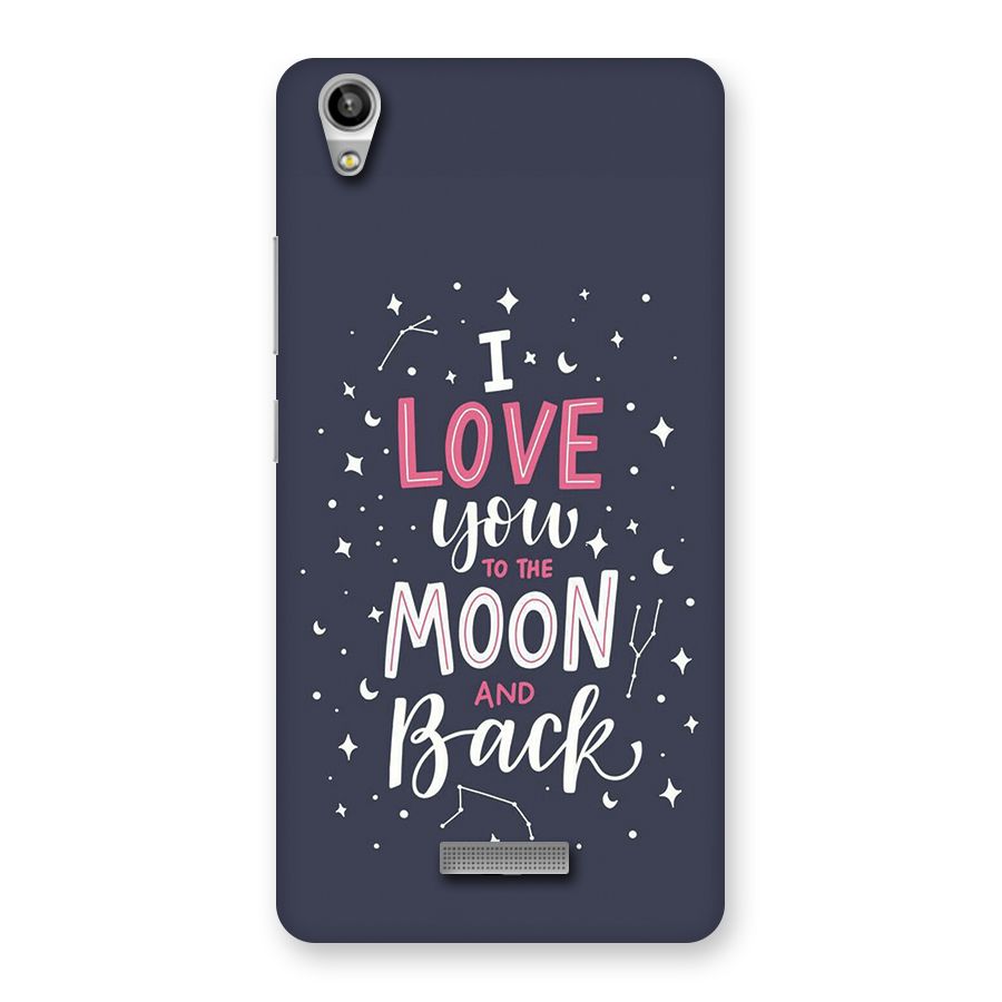 Love To The Moon Back Case for Lava Pixel V1