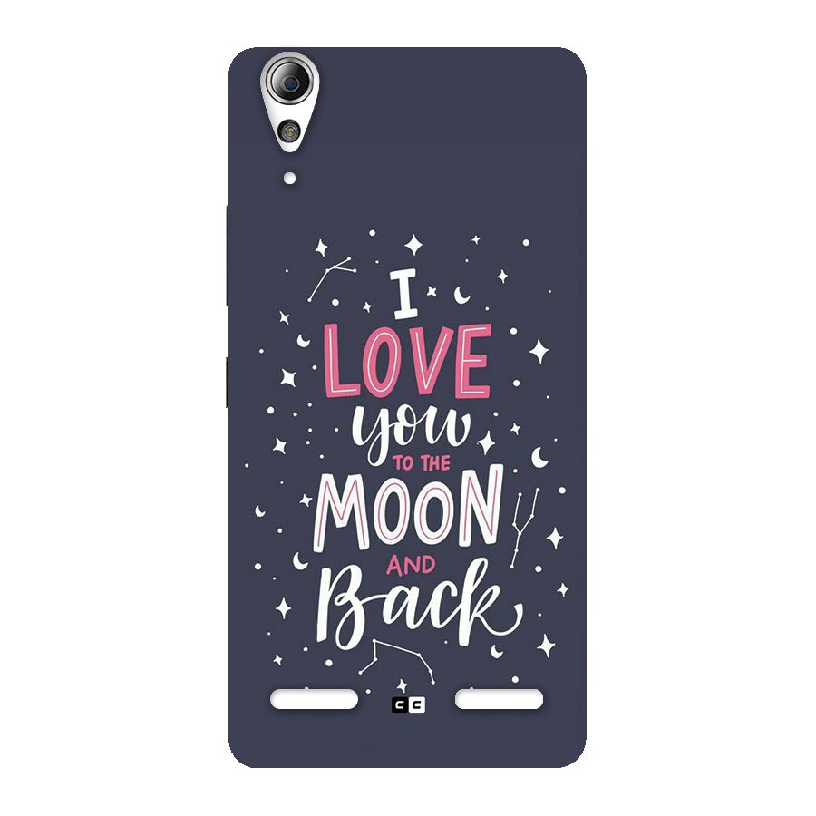 Love To The Moon Back Case for Lenovo A6000 Plus