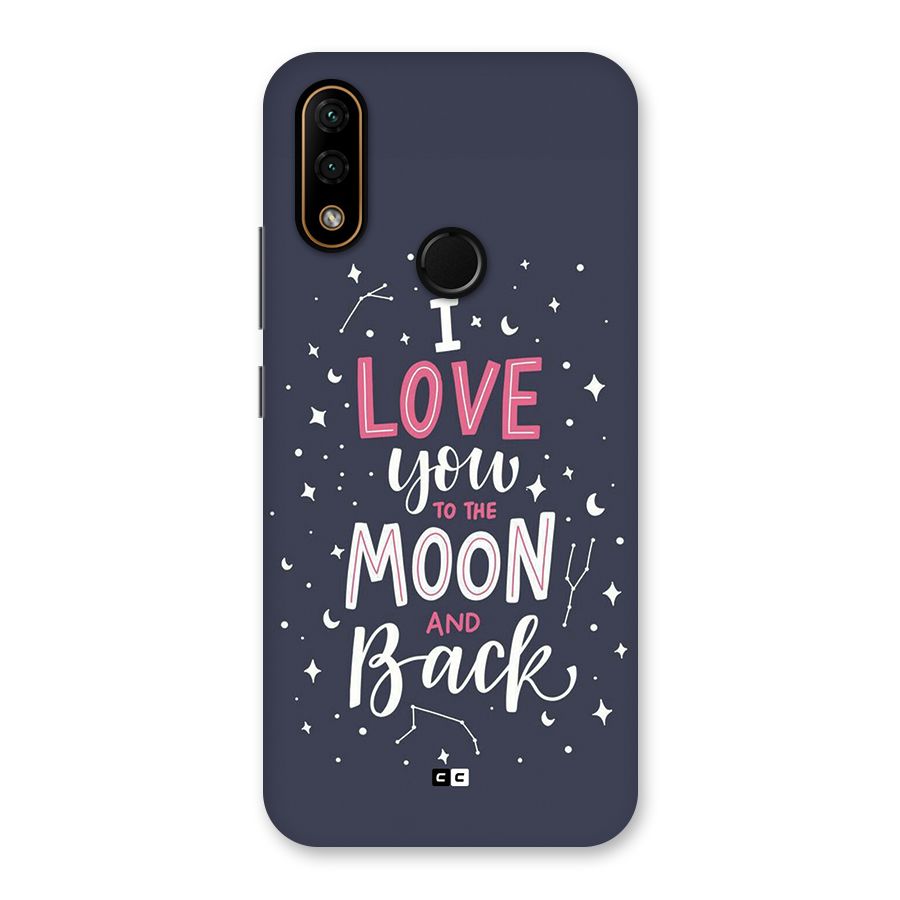 Love To The Moon Back Case for Lenovo A6 Note