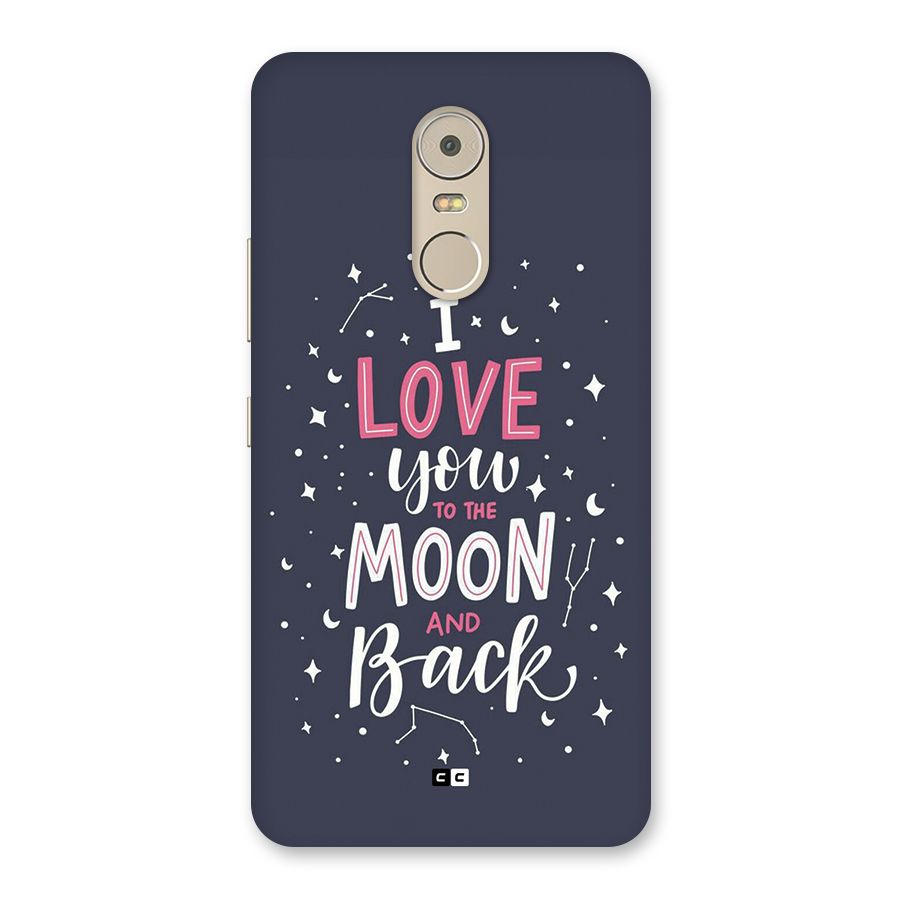 Love To The Moon Back Case for Lenovo K6 Note