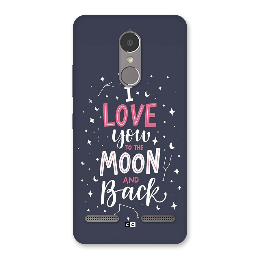 Love To The Moon Back Case for Lenovo K6 Power