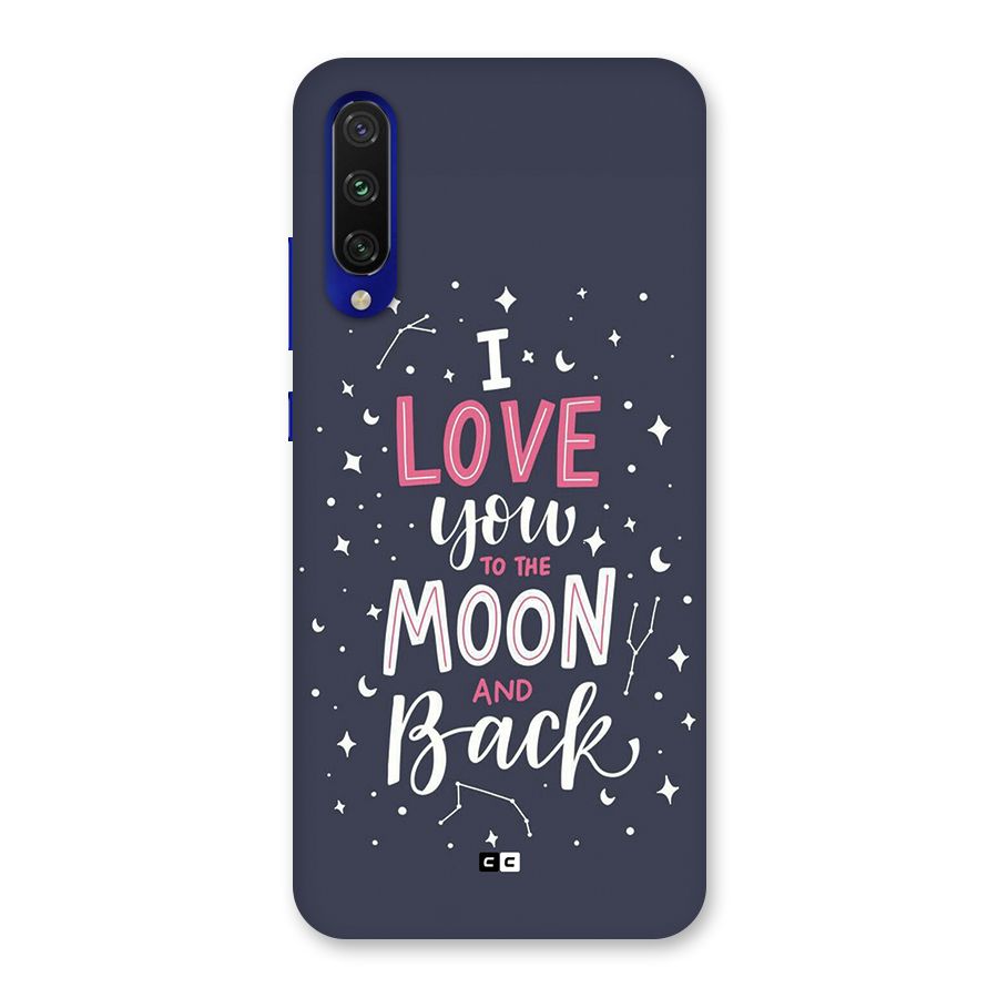 Love To The Moon Back Case for Mi A3