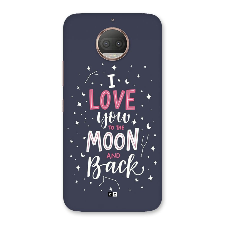 Love To The Moon Back Case for Moto G5s Plus