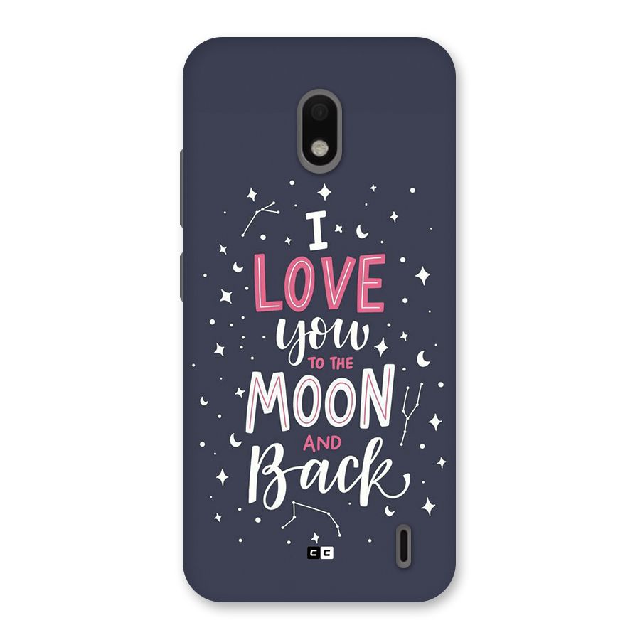 Love To The Moon Back Case for Nokia 2.2