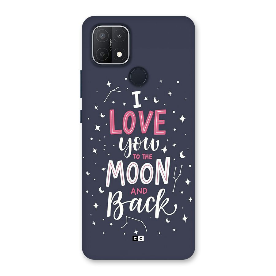 Love To The Moon Back Case for Oppo A15s