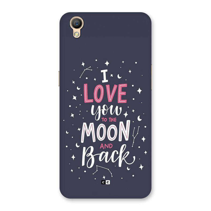 Love To The Moon Back Case for Oppo A37