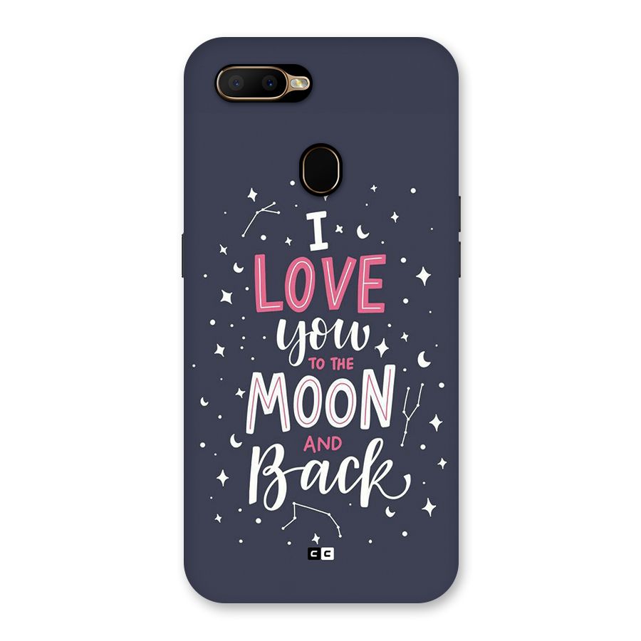 Love To The Moon Back Case for Oppo A5s
