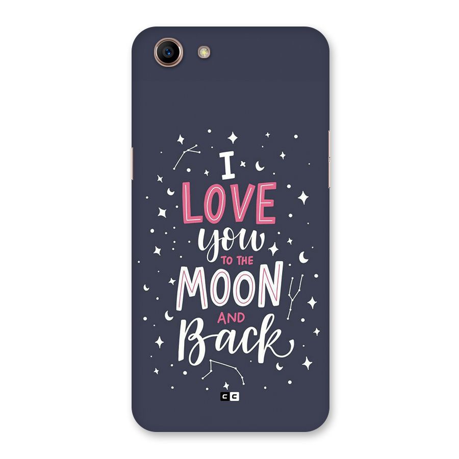 Love To The Moon Back Case for Oppo A83 (2018)