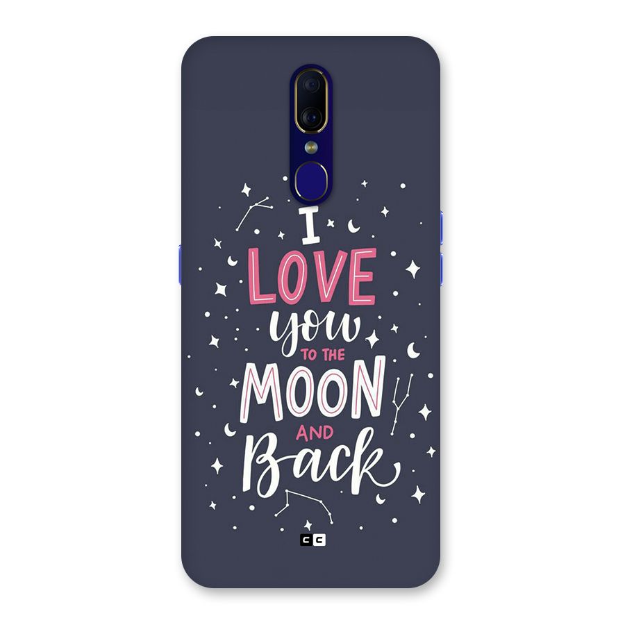 Love To The Moon Back Case for Oppo A9
