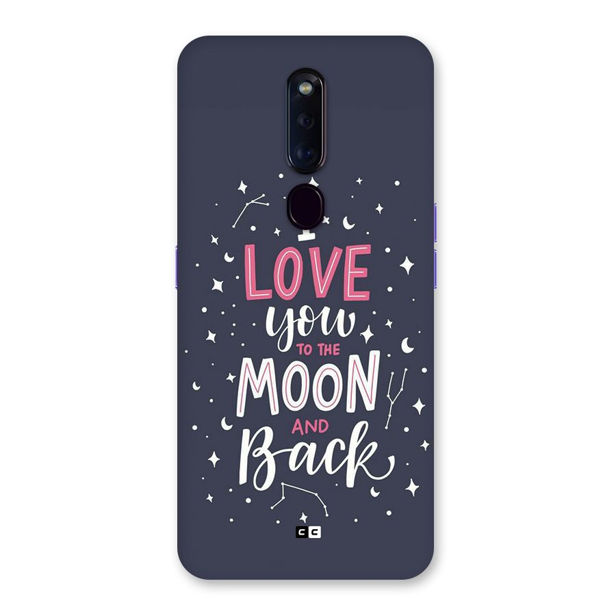 Love To The Moon Back Case for Oppo F11 Pro
