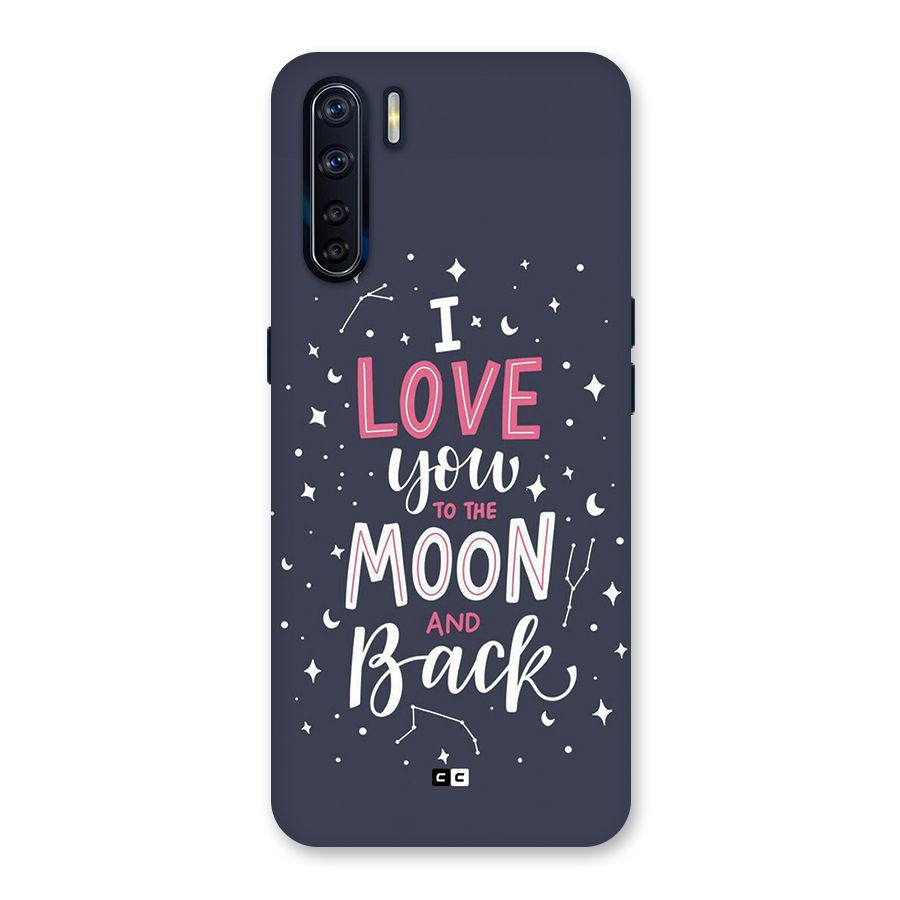Love To The Moon Back Case for Oppo F15