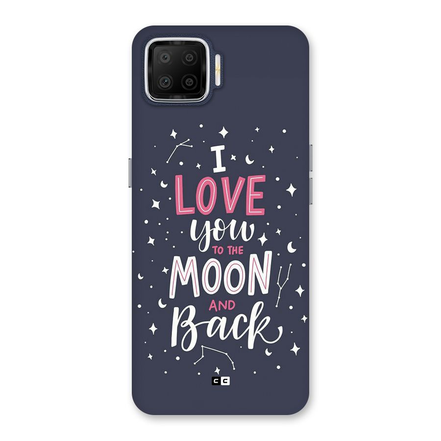 Love To The Moon Back Case for Oppo F17