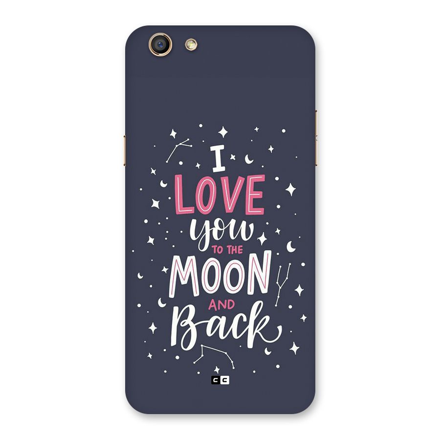 Love To The Moon Back Case for Oppo F3