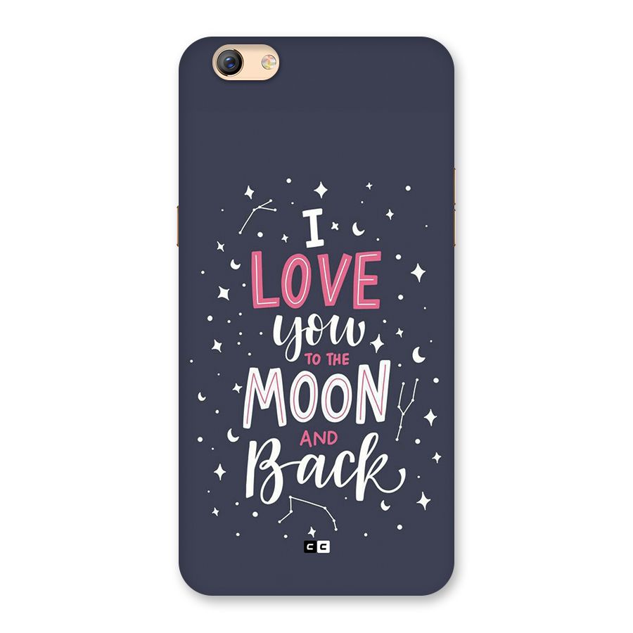 Love To The Moon Back Case for Oppo F3 Plus