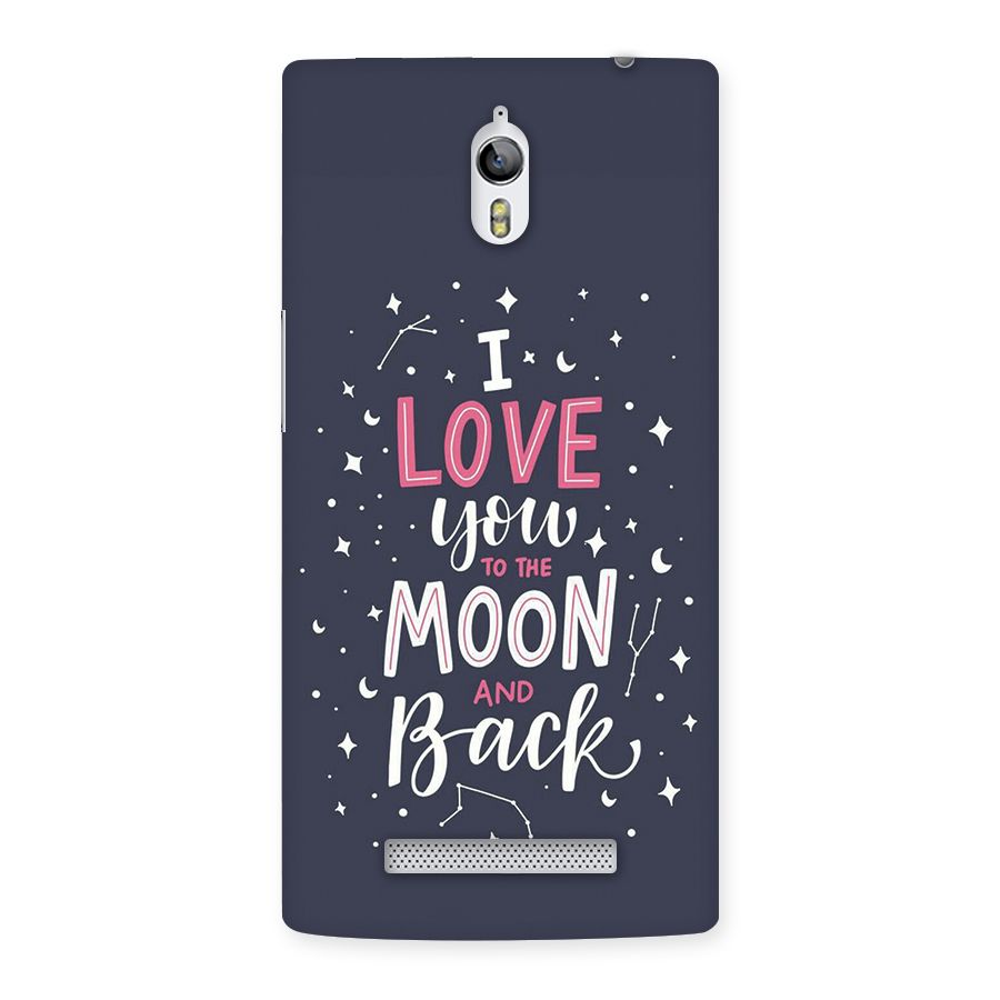 Love To The Moon Back Case for Oppo Find 7