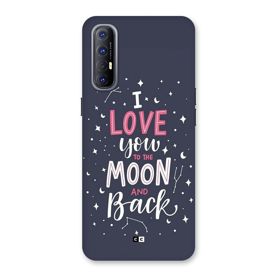 Love To The Moon Back Case for Oppo Reno3 Pro