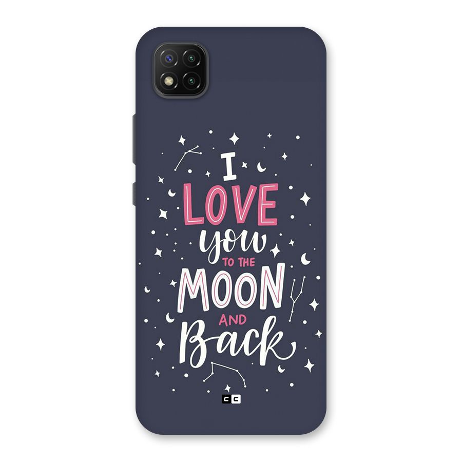 Love To The Moon Back Case for Poco C3