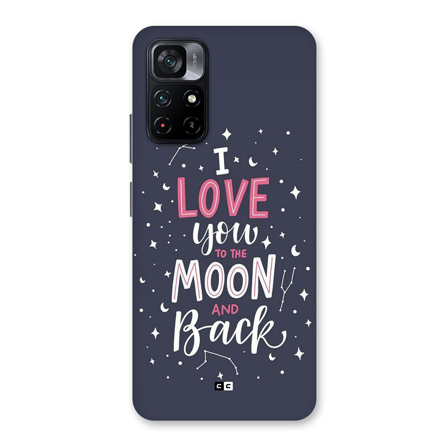 Love To The Moon Back Case for Poco M4 Pro 5G