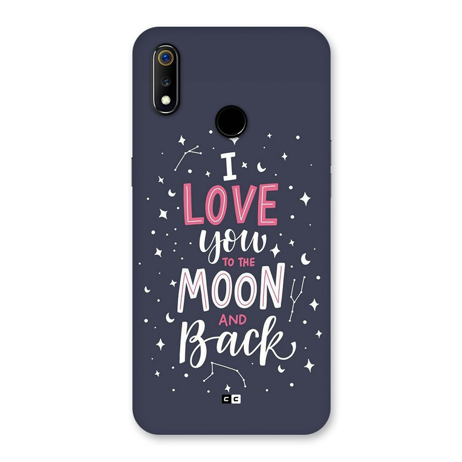 Love To The Moon Back Case for Realme 3