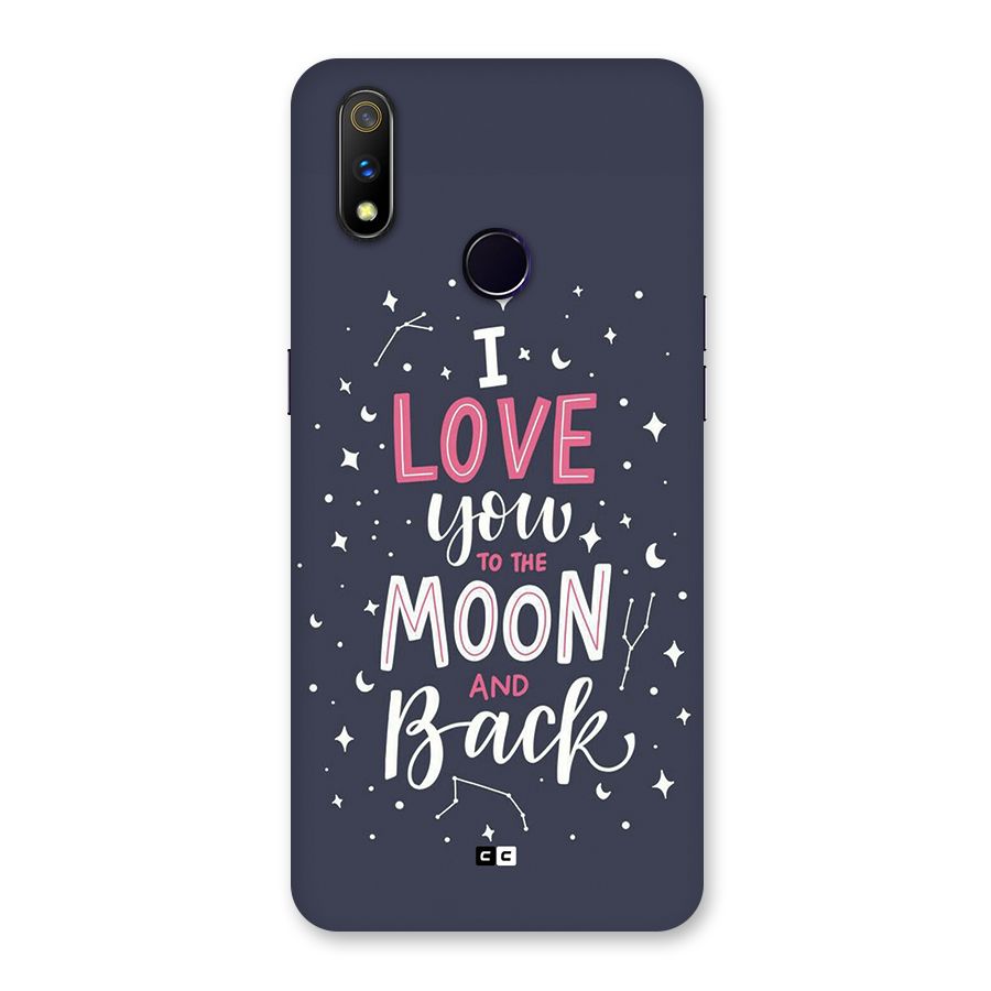 Love To The Moon Back Case for Realme 3 Pro