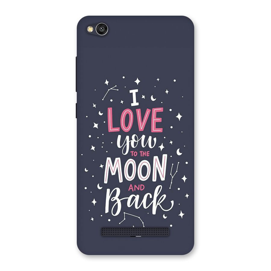 Love To The Moon Back Case for Redmi 4A